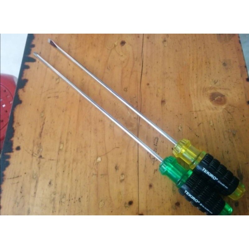 Obeng Karet Tekiro 6mm Panjang 30cm 6x300 Min(-) Dan Plus(+) (Harga perbiji)