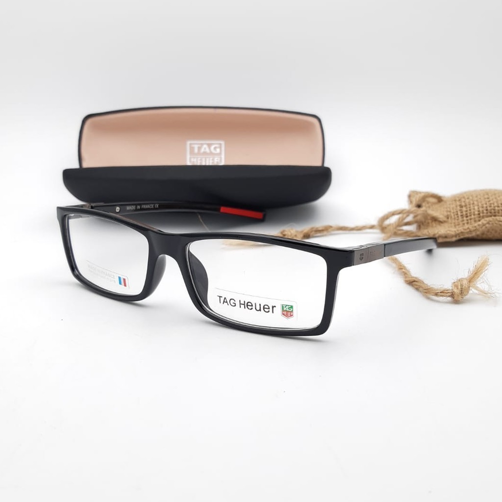 FRAME KACAMATA FASHION TAG HEUER A0512 FRAME DARI TITANIUM POLYCARBONATE LENSA ANTIRADIASI BLURAY PH