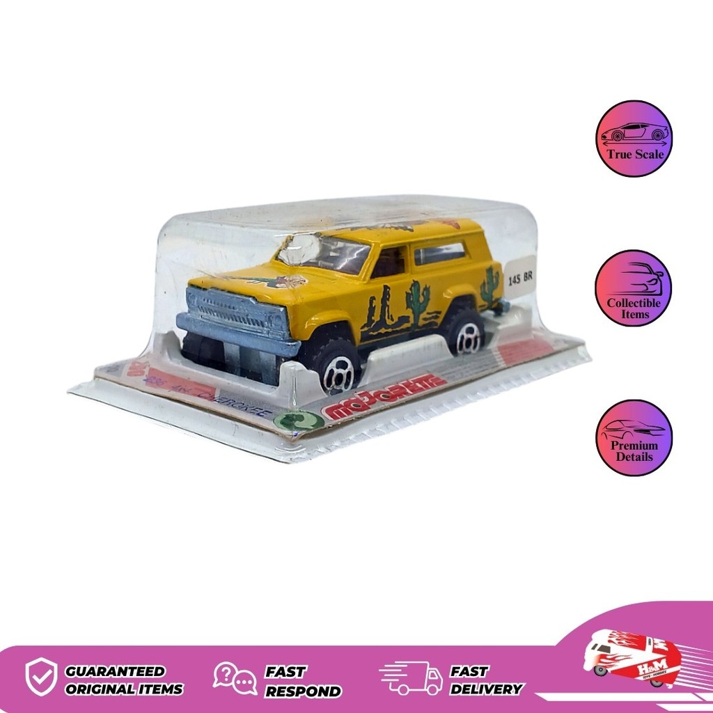 Majorette #236 4x4 Cherokee Indian jeep - 145BR - BR3