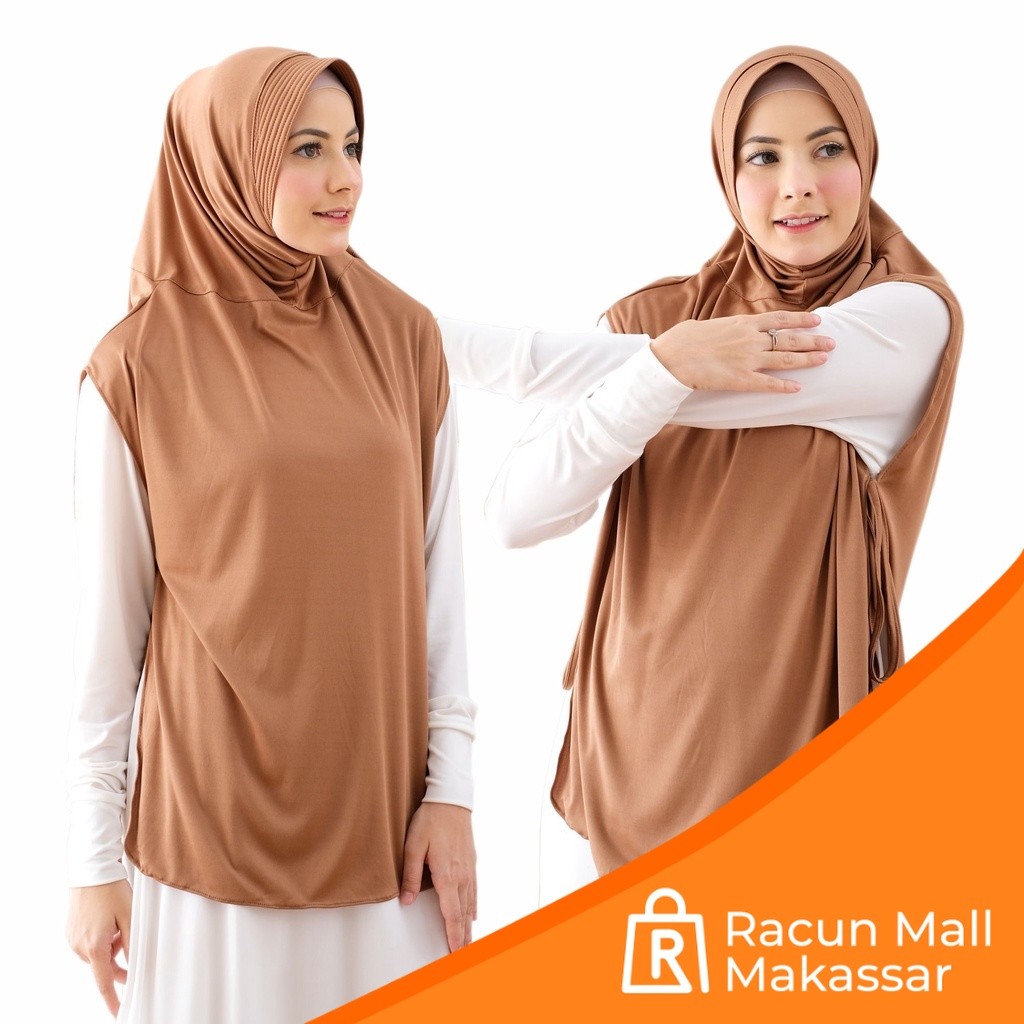 Hijab Sporty Olahraga Muslimah Syar'i Jumbo / Jilbab Instan Sport Jumbo Cardi (Jilbab Sporty)