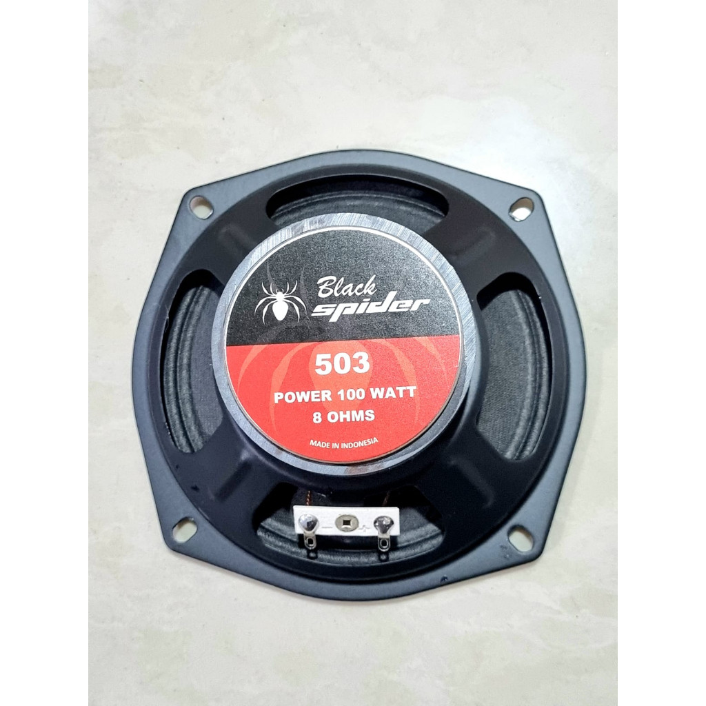 Speaker Black Spider BS 503/ Speker Komponen BS503 5INCH 5" bisa untuk spiker toa coloum