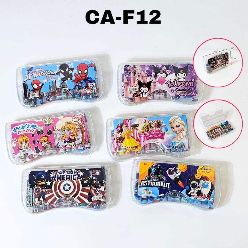 CRAYON BESAR 12warna/krayon/oil pastel/KRAYON MURAH