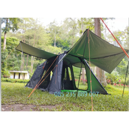Tenda Qi MoQi Mbahmu adventure Black Series  Glamping Family Tunnel bukan Landwolf Eclipta Arpenaz M