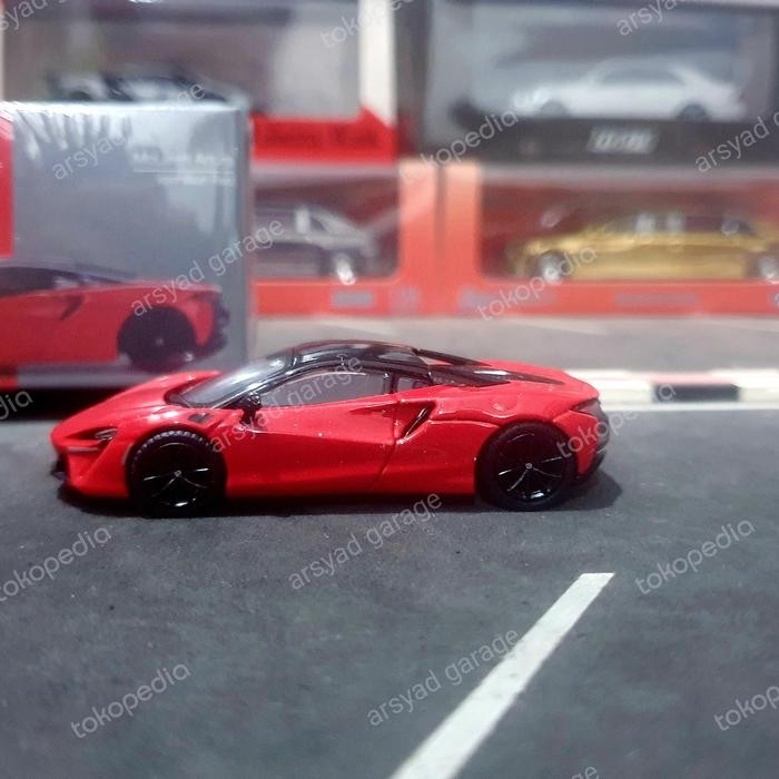 Diecast Mini GT Mclaren Artura Vermillion Red No 532