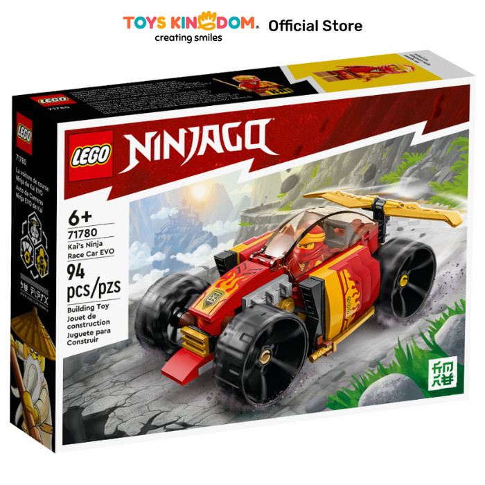 Toys Kingdom LEGO Ninjago Kai Ninja Race Car Evo 71780 Kids Toy Toys Bricks Set Mainan Menyusun Balo