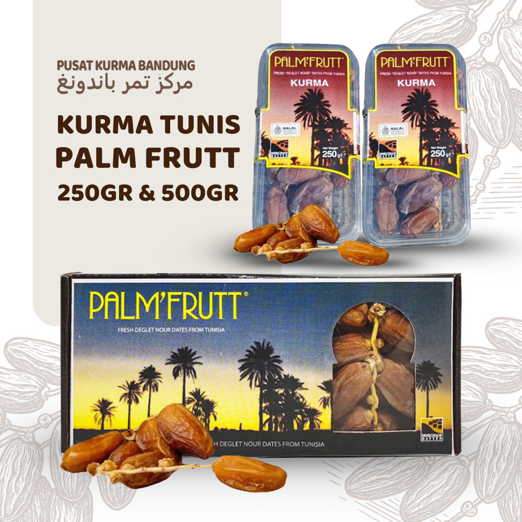 KURMA TUNIS PALM FRUIT / KURMA PALM FRUTT ORIGINAL / KURMA PALM FRUIT 500GR