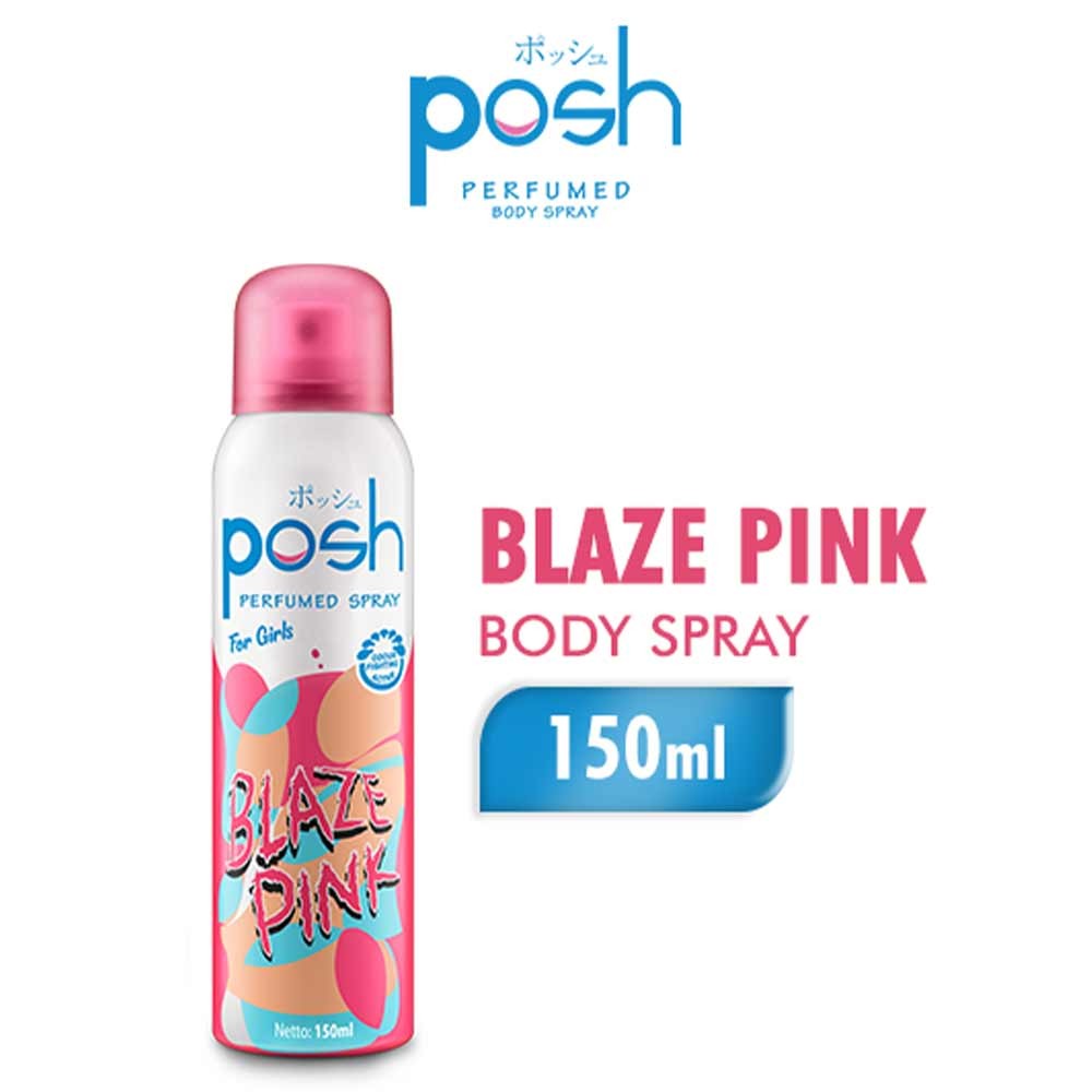 POSH BODY SPRAY PERFUMED BLAZE PINK 150mL
