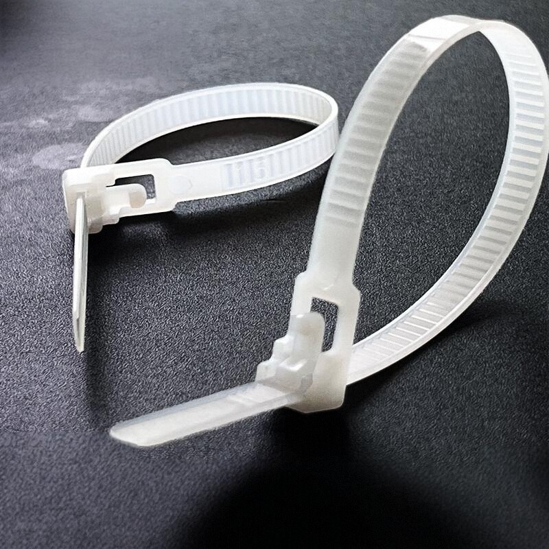 100Pcs Kabel Ties Zip Cable Organizer Reusable Kabel Ties Reusable Tali Pengikat Kabel Bisa Dipakai