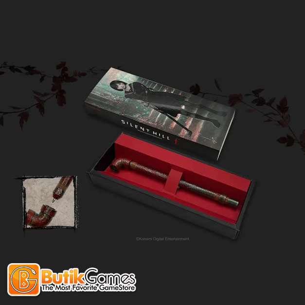 PS5 Silent Hill f Official Limited Collectors Steel Pipe Style Ball Pen Pulpen