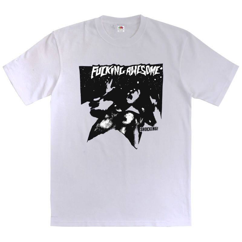 Tshirt fucking awesome T-shirt - Kaos band/Kaos Musik hardcore/baju band metal