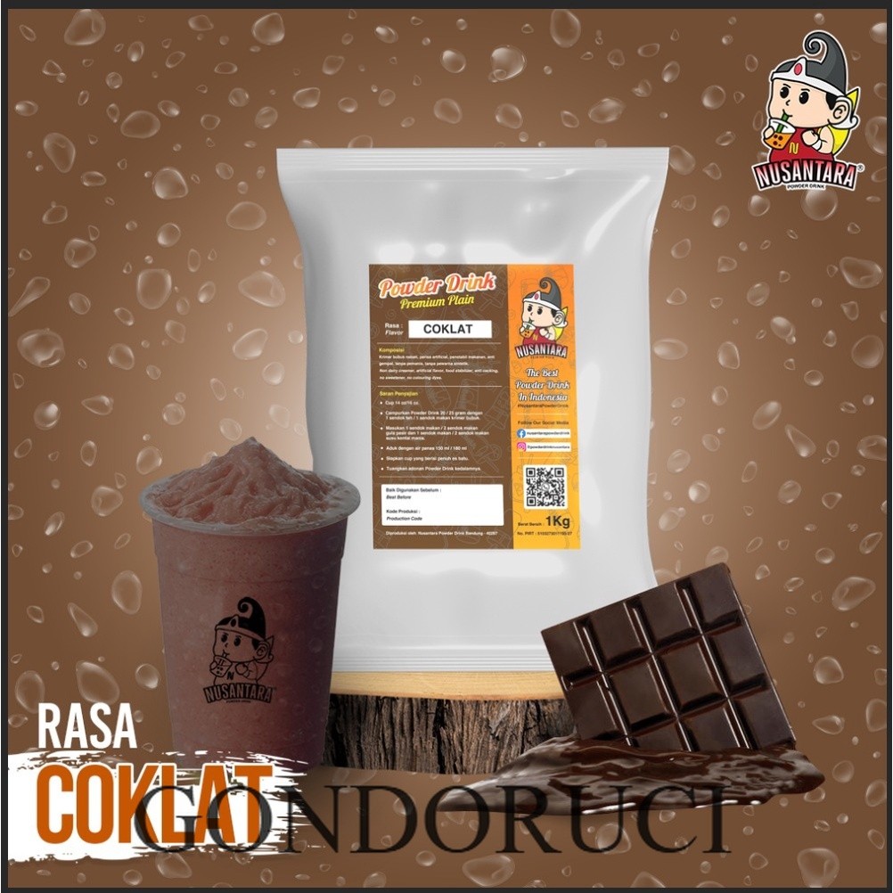 [ GONDORUCI ] BEST SELLER Bubuk Minuman COKLAT / CHOCOLATE Powder 1000g - PRIME Drink - POWDER DRINK