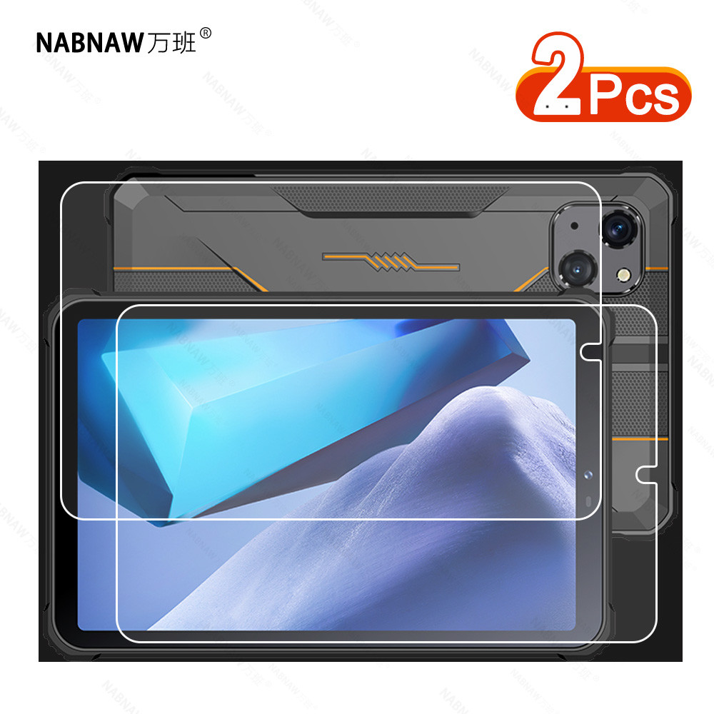 2 Pieces Scrat Proof HD Tempered Glass Screen Protector For Oukitel RT3 Mini Rugged Tablet 8 In Scre