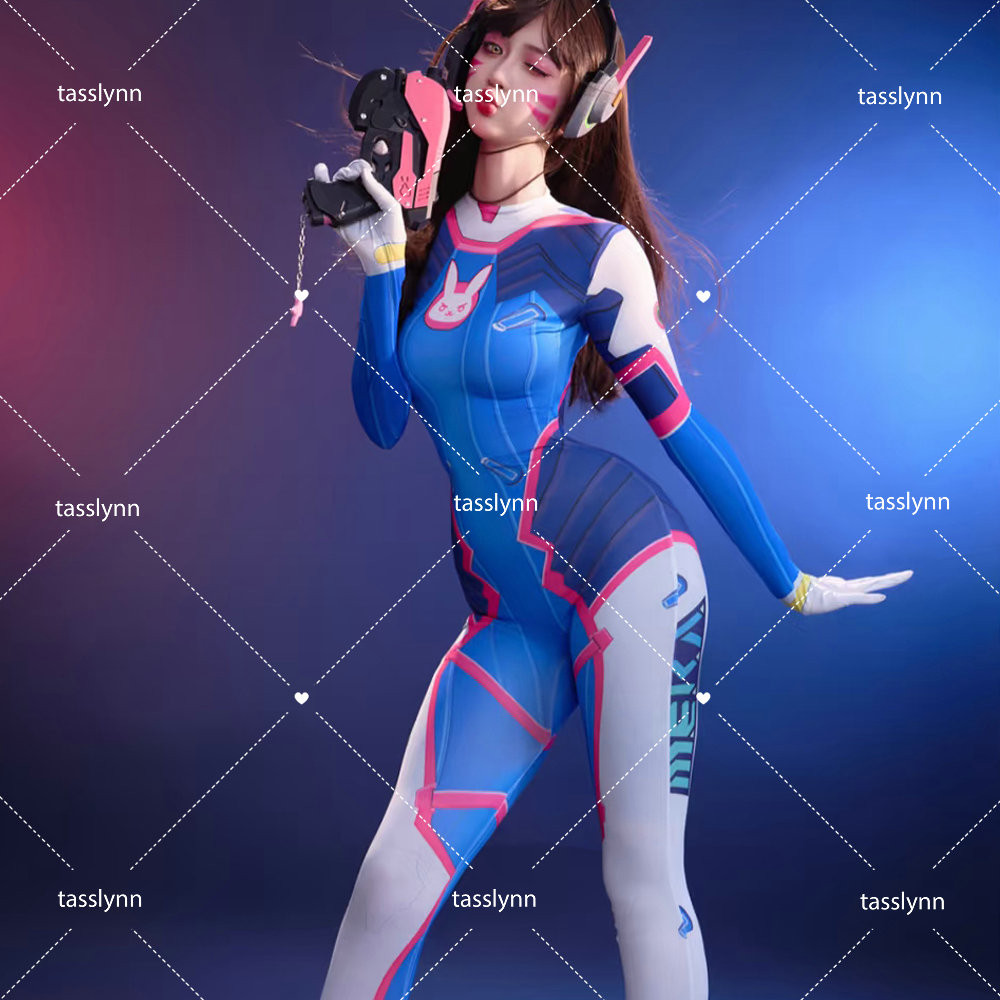 Dva Cosplay Costume Game Female Adult Child  3D Printing Spandex Halloween for Women Party Zentai Su