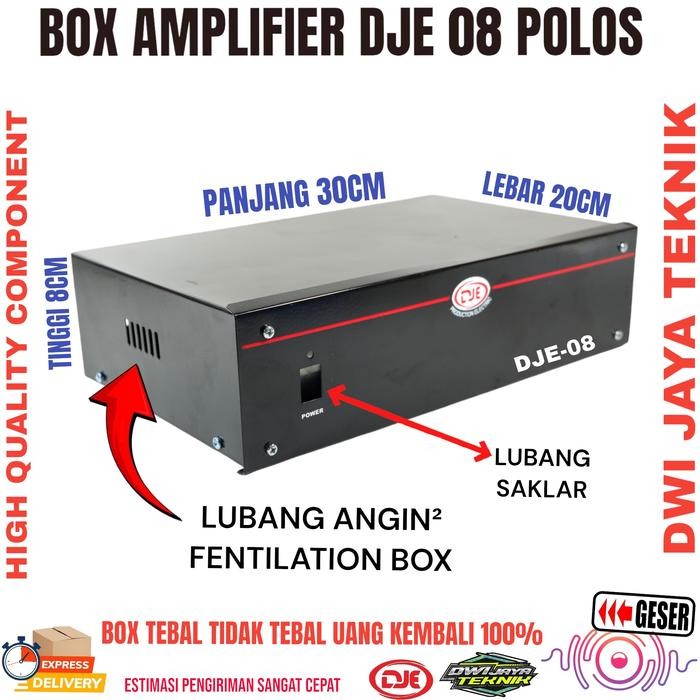 BOX AMPLI AMPLIFIER DJE 08 POLOS CVJA