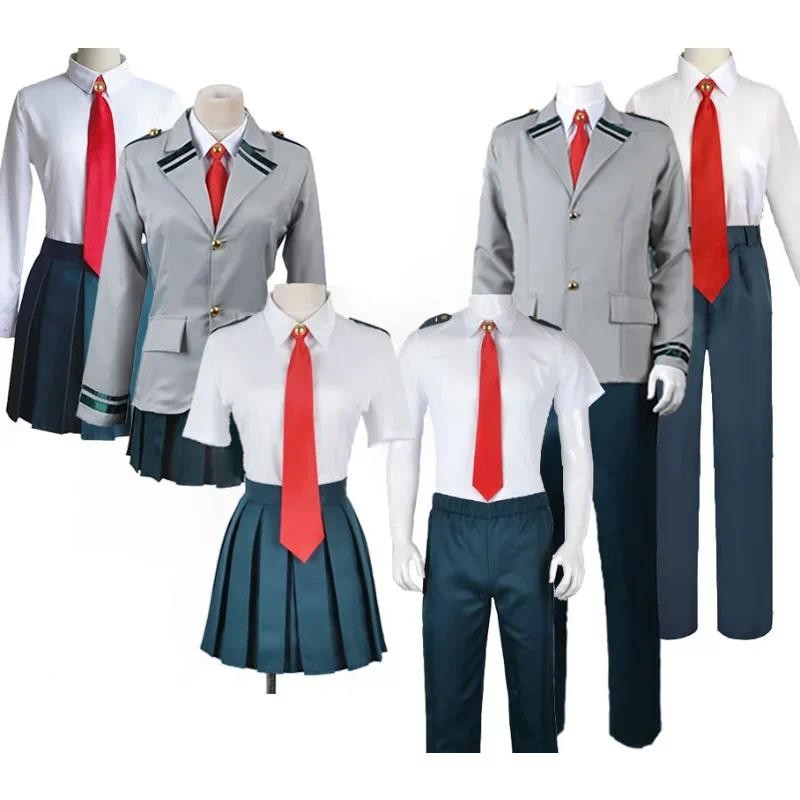 My Hero Academia Anime  Midoriya Izuku Cosplay Costume Todoroki Shoto School Uniform Set Wig Suit Un