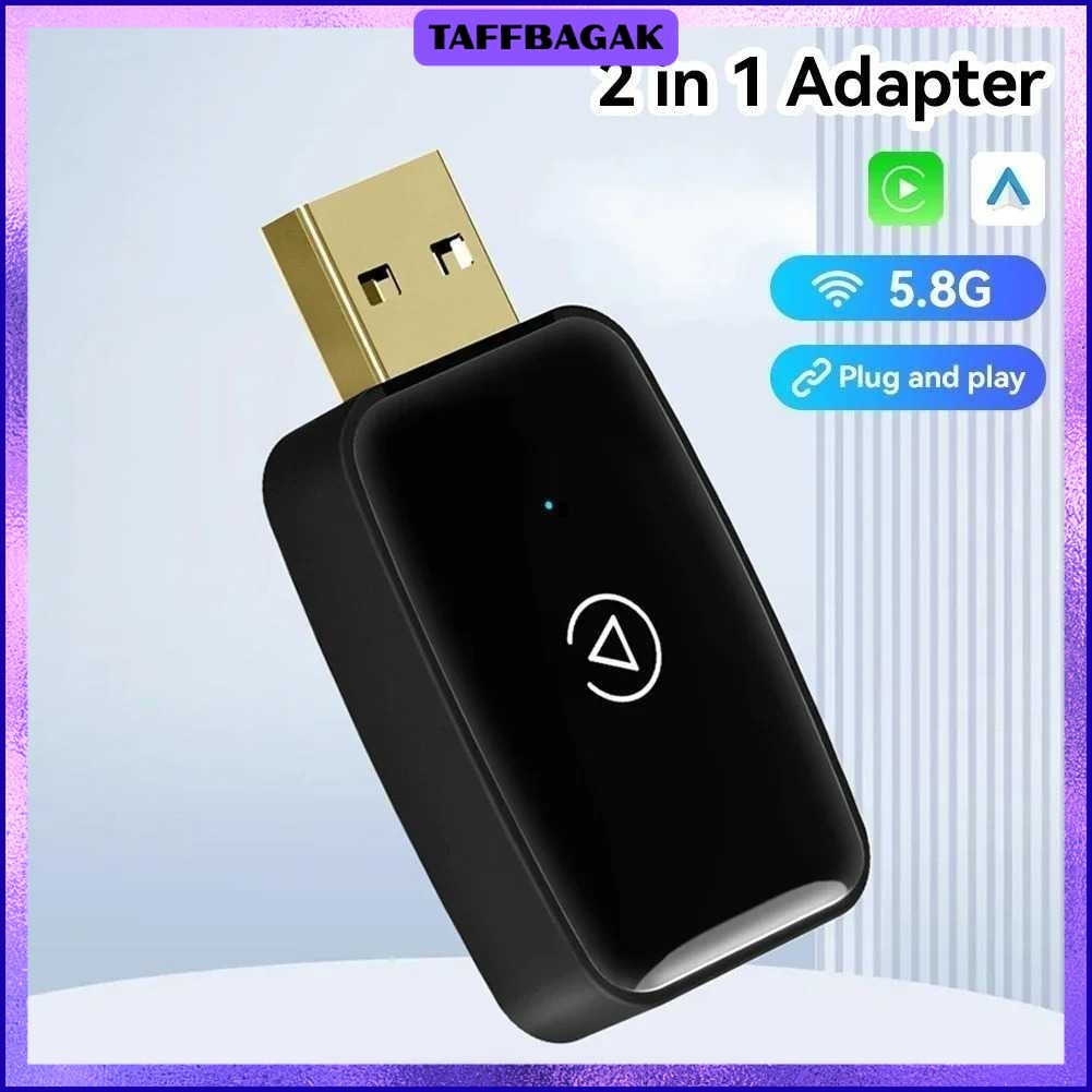 Wireless CarPlay Adapter USB Dongle Android Auto Bluetooth 5.0 - PS-U2