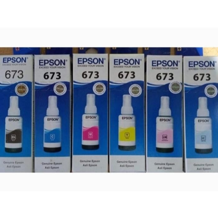 TINTA EPSON 673 ORIGINAL - Hitam