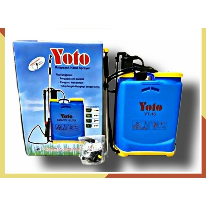 Sprayer yoto manual 16ltr