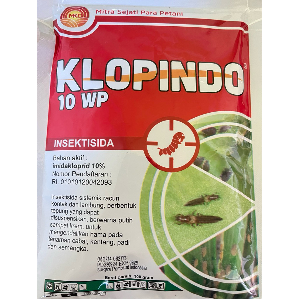 Insektisida KLOPINDO 10WP 100gr