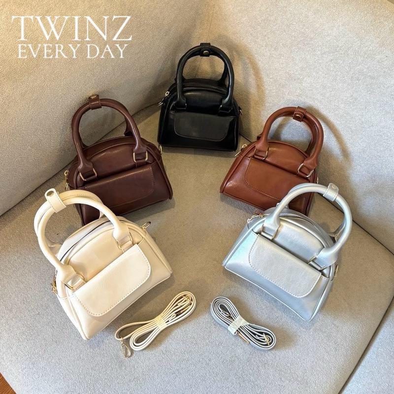 IN - Mini Bag - Tas Tangan Kulit Wanita Boston - Tas Selempang