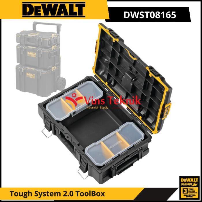 [   GERONIMO ]  DEWALT DWST08165 ToolBox Tool Box Kotak Alat Perkakas Toughsystem 2.0