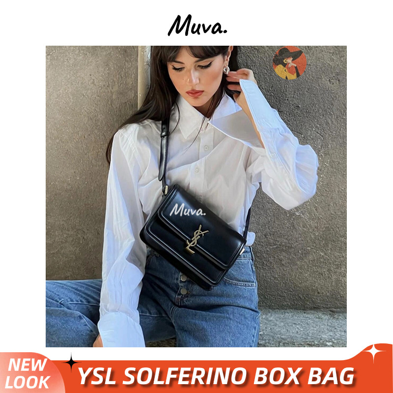 Tas wanita Yves Saint Laurent SOLFERINO Small BOX Women/Shoulder Bag YSL