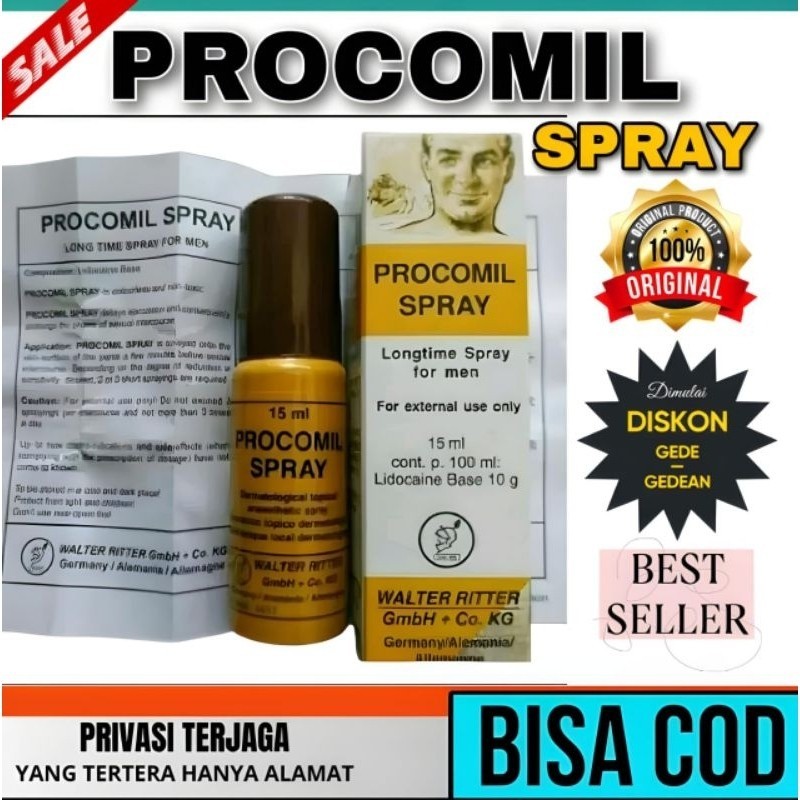MINYAK SPRAY (PROCOMIL) SPRAY ORI ASLI 100% TAHAN LAMA TERBUKTI AMPUH MINYAK OLEZ SEPROT SERBA GUNA 