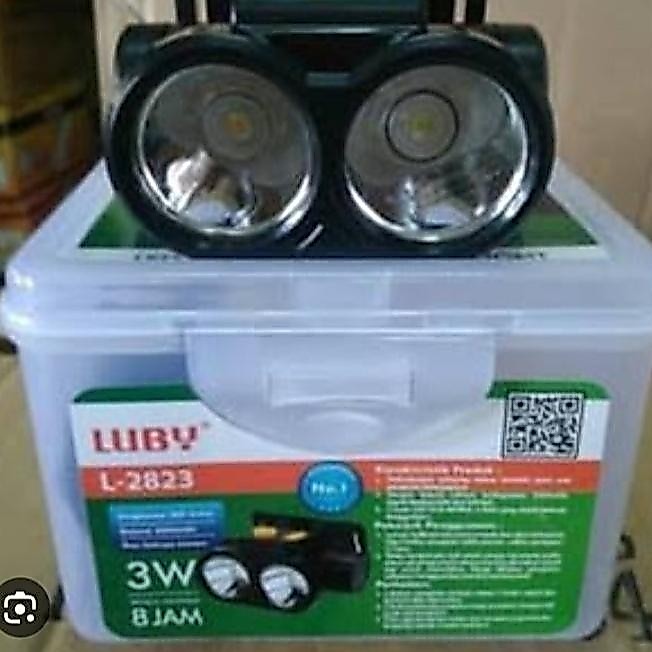 %%%%] Senter/ Luby Senter Kepala L 2823 Headlamp Luby Cas Ulang