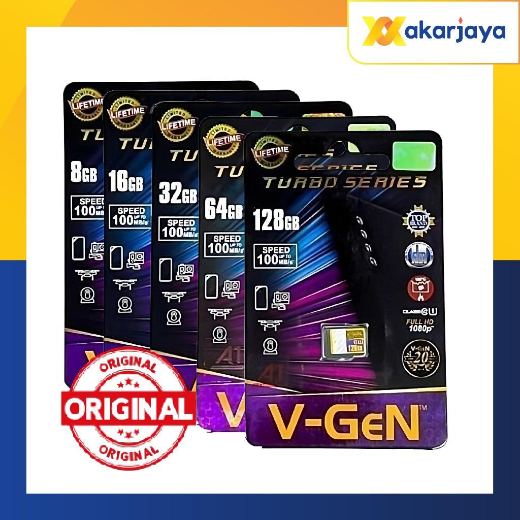Vgen Turbo 8GB 16GB 32GB 64GB 128GB Memory card Class 10 Original Kartu Memori V-Gen