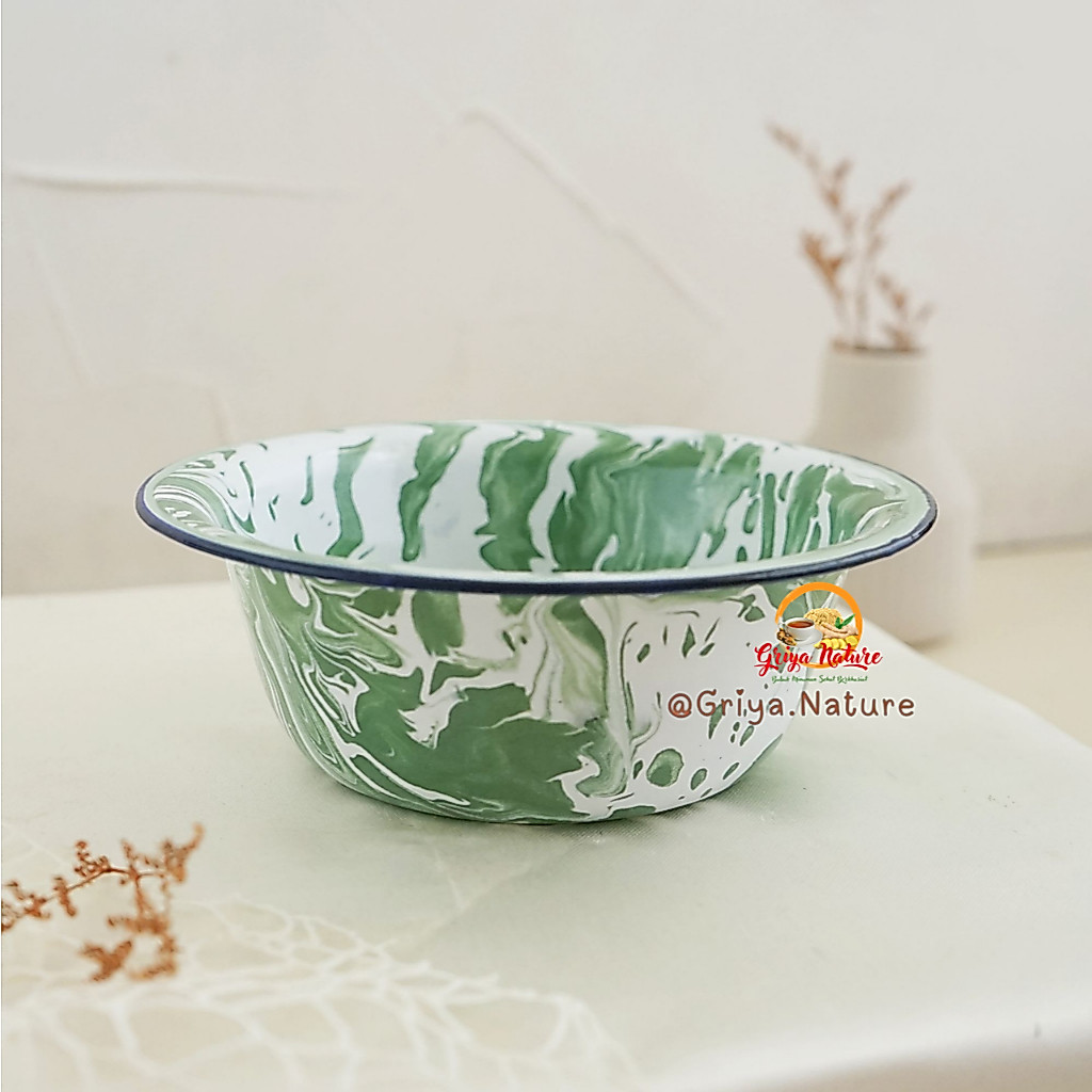 GRIYA NATURE [COD] Mangkok Blirik ukuran 16 cm | Mangkok Bakso / Mie Ayam Mangkok Makan Loreng Lorek