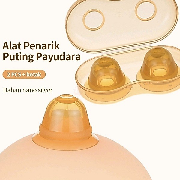 Alat Penarik Puting Payudara Bahan Silicon Untuk Wanita