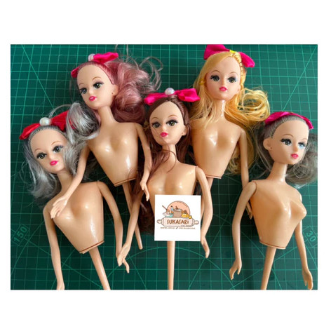 Barbie 1/2 Badan hiasan boneka barbi cake topper BONEKA