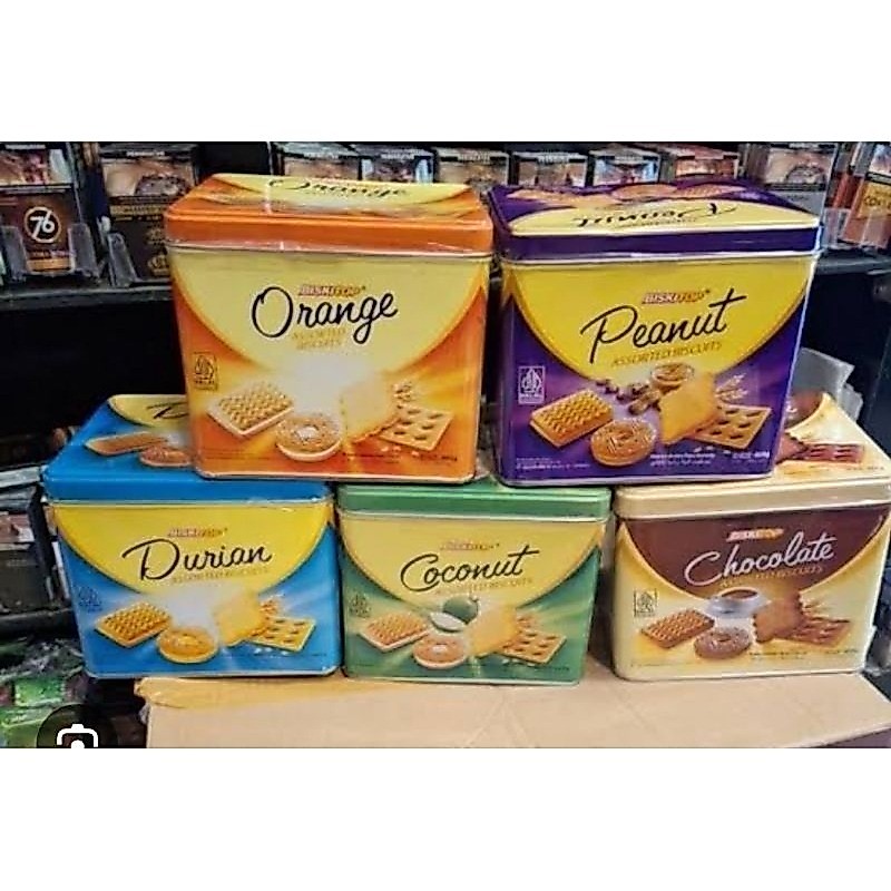 Grosir Biskitop Assorted Cookies 400 gr/Biscuit Kaleng Lebaran