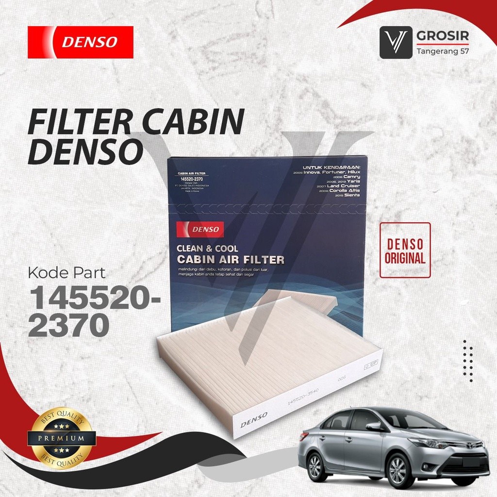 SARINGAN FILTER AC Vios 2007-2020 DENSO FILTER KABIN 2370