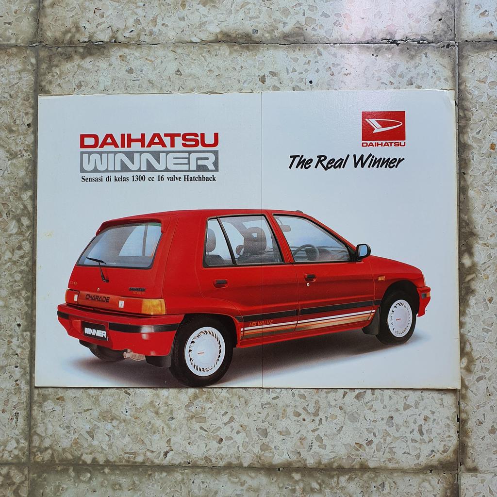 brosur mobil daihatsu charade winner lawas