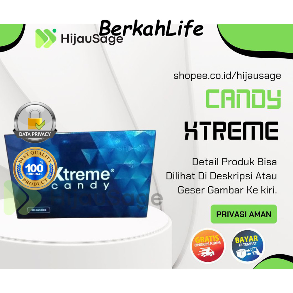 Privasii Terjaga Permen Kesehatan Buat Pria Energi & Stamina XTREME CANDY - ASLI ORIGINAL - 1BOX ISI