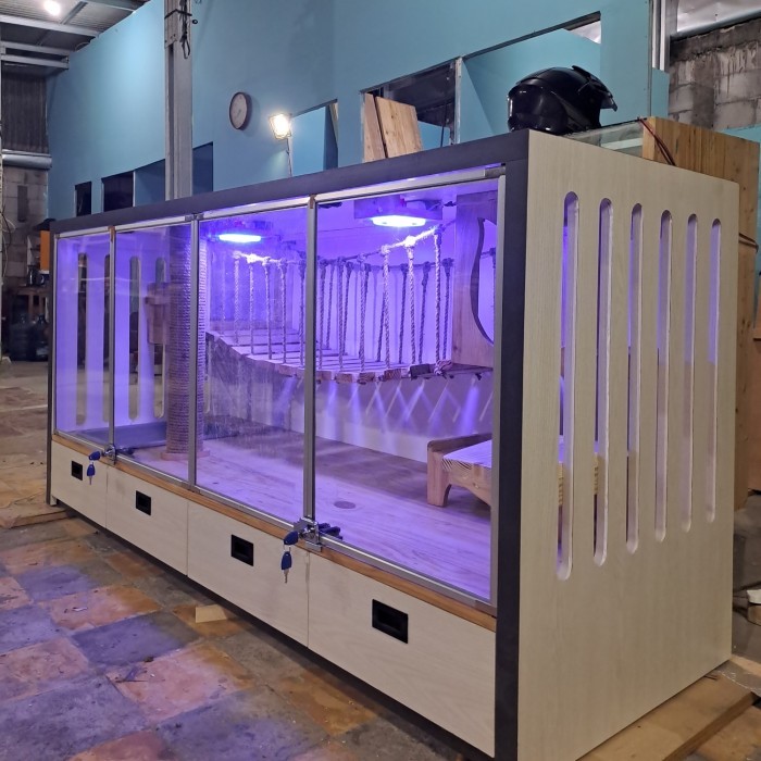 Cat Aquarium /kandang hewan kucing