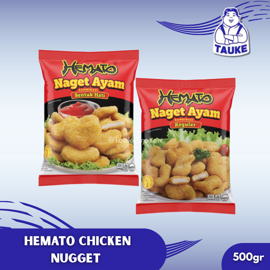 Hemato Chicken Nugget / Nugget Ayam / Naget Ayam Bentuk Hati / Love dan Kombinasi Hemato 500gr