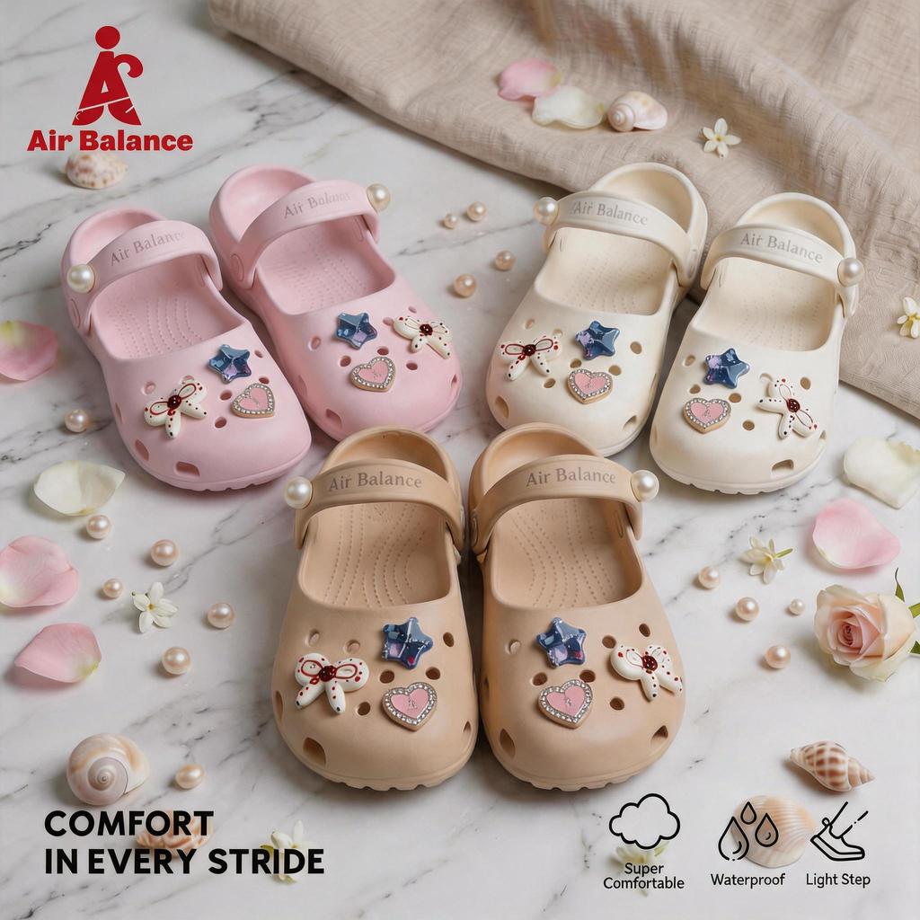 Sandal Clog Wanita Eva Anti Licin Casual Empuk Nyaman Di Pakai 861-LV05