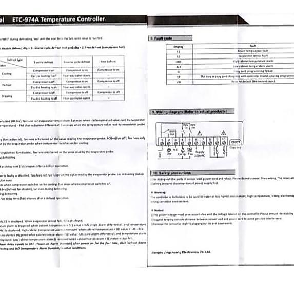Autokit- Thermostart Dital Elitech Etc 974