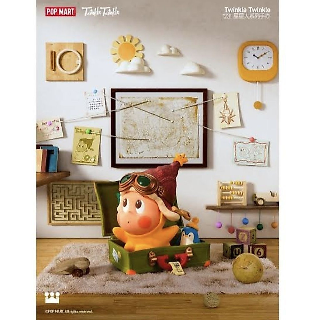 READY TWINKLE TWINKLE GLOBETROTTING POP MART