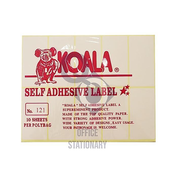 NEW Kertas Sticker Label Koala 103 & 121 - 121