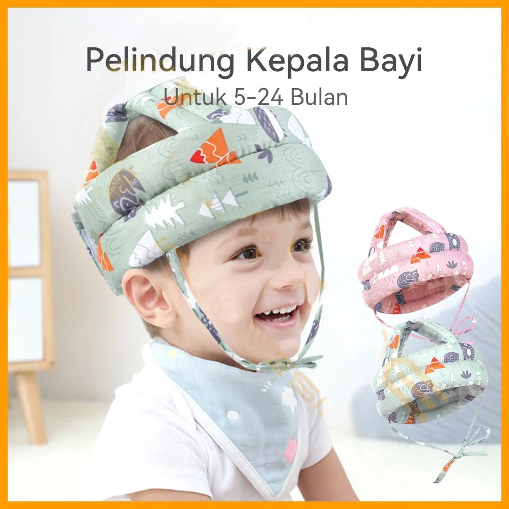 Helm pelindung kepala bayi Topi Helm Pelindung Kepala Bayi Baby Head Protector