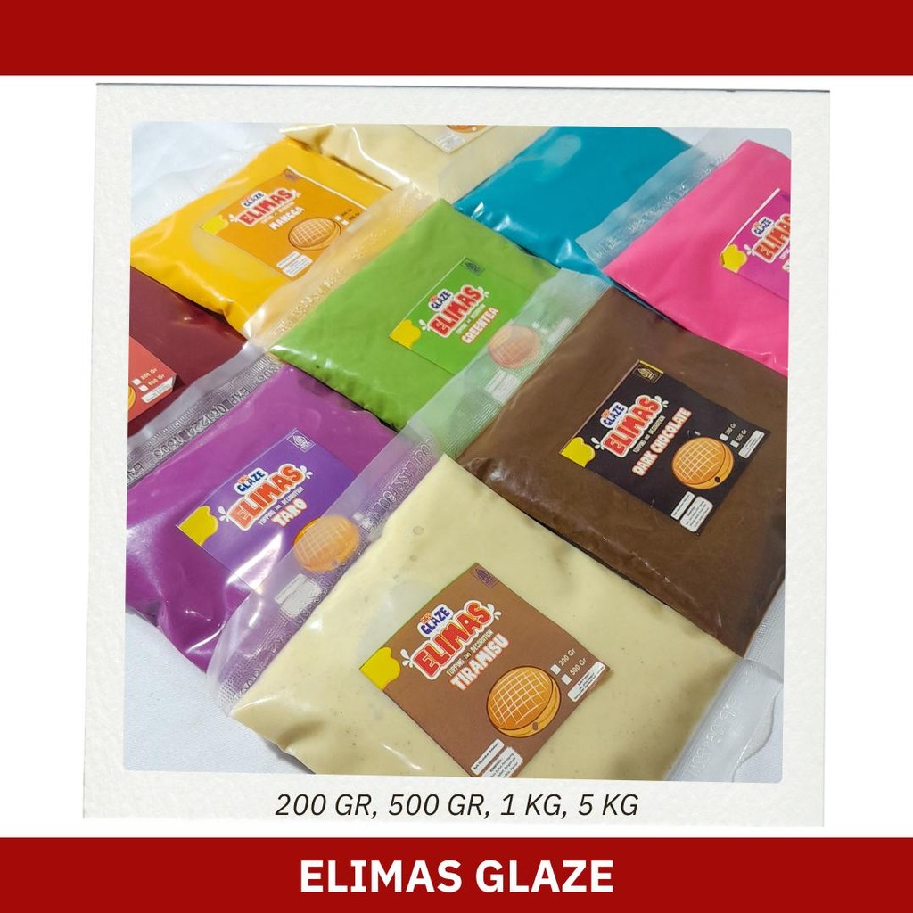 200 Gram Glaze Elimas Tanpa Minimal Order