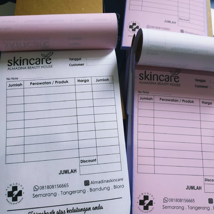 

Cetak Nota Ukuran 1/4 Folio (16 cm x 10 cm)