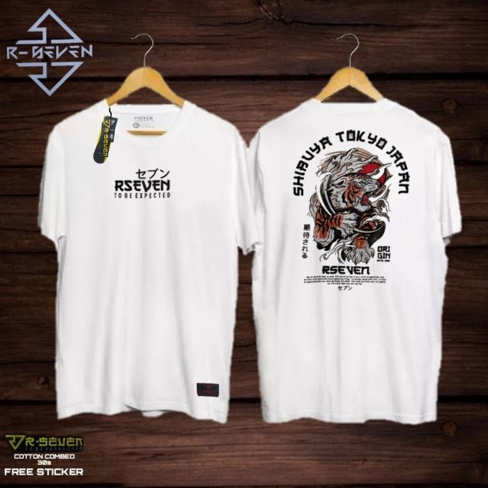 (COD) Kaos Distro Rseven - strip - XL