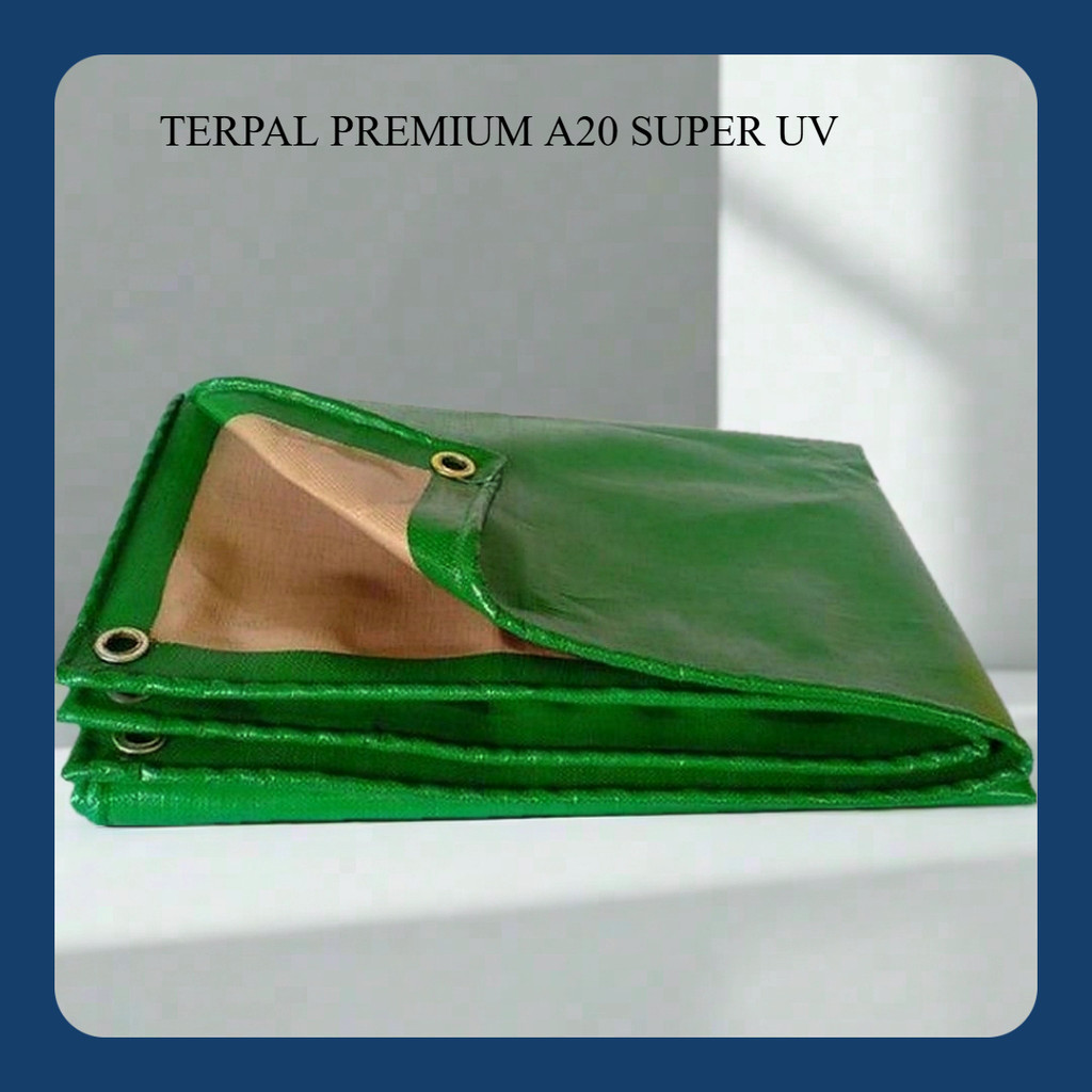 terpal tenda A20 anti UV gelaran atap tampias kolam ikan ukuran jumbo 6×6 6×7 6×8 6×9 6×10 6×12 7×7 