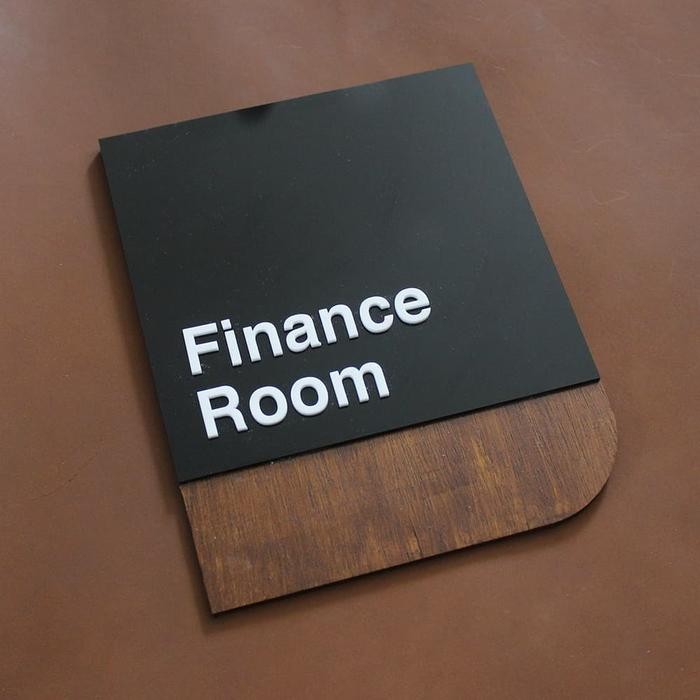 

Sign office acrylic / sign kantor / sign acrylic timbul