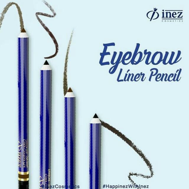 Inez Eyebrow Liner Pencil Pensil Alis Mata Makeup Pengantin Natural Tahan Lama Waterproof