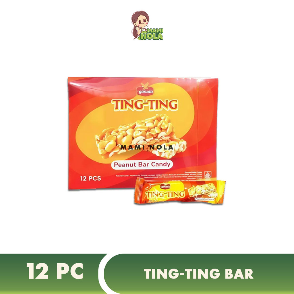 

New Ting Ting Bar Candy Peanut Caramel 1 Box isi 12 pc